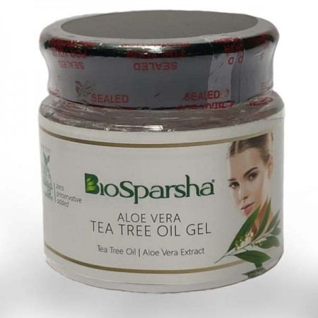 BioSparsha Aloe Vera Tea Tree Oil Gel 100 gm